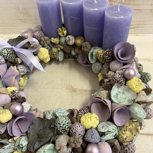 Adventi koszorú E/51 - karácsony - adventi díszek - adventi koszorú - Meska.hu