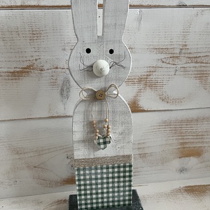 Fa nyulacska FNY/2, Ünnepi díszek, dekorációk, Húsvéti díszek és dekorációk, Húsvéti tojásfadíszek, Mindenmás, MESKA