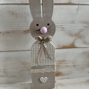 Fa nyulacska FNY/3, Ünnepi díszek, dekorációk, Húsvéti díszek és dekorációk, Húsvéti tojásfadíszek, Mindenmás, MESKA