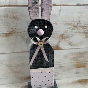 Fa nyulacska FNY/4, Ünnepi díszek, dekorációk, Húsvéti díszek és dekorációk, Húsvéti tojásfadíszek, Mindenmás, MESKA