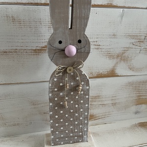 Fa nyulacska FNY/5, Ünnepi díszek, dekorációk, Húsvéti díszek és dekorációk, Húsvéti tojásfadíszek, Mindenmás, MESKA