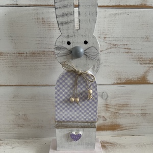 Fa nyulacska FNY/6, Ünnepi díszek, dekorációk, Húsvéti díszek és dekorációk, Húsvéti tojásfadíszek, Mindenmás, MESKA