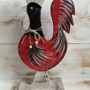 Fa kakas E/53, Otthon & Életmód, Dekoráció, Kép & Falikép, Fából készült kép, Mindenmás, MESKA