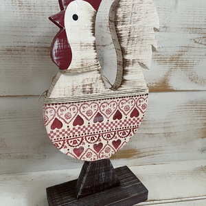 Fa kakas E/54 - otthon & életmód - dekoráció - kép & falikép - fából készült kép - Meska.hu