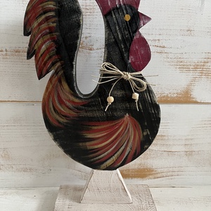 Fa kakas E/58, Otthon & Életmód, Dekoráció, Kép & Falikép, Fából készült kép, Mindenmás, MESKA