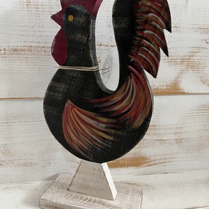 Fa kakas E/58 - otthon & életmód - dekoráció - kép & falikép - fából készült kép - Meska.hu