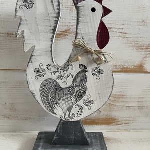 Fa kakas E/60, Otthon & Életmód, Dekoráció, Kép & Falikép, Fából készült kép, Mindenmás, MESKA