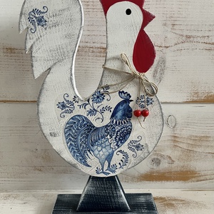 Fa kakas E/61, Otthon & Életmód, Dekoráció, Kép & Falikép, Fából készült kép, Mindenmás, MESKA