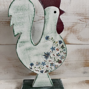 Fa kakas E/62, Otthon & Életmód, Dekoráció, Kép & Falikép, Fából készült kép, Mindenmás, MESKA