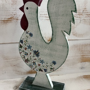 Fa kakas E/62 - otthon & életmód - dekoráció - kép & falikép - fából készült kép - Meska.hu