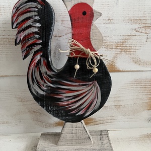 Fa kakas E/64, Otthon & Életmód, Dekoráció, Kép & Falikép, Fából készült kép, Mindenmás, MESKA