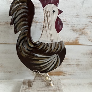 Fa kakas E/65, Otthon & Életmód, Dekoráció, Kép & Falikép, Fából készült kép, Mindenmás, MESKA