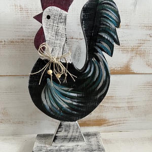 Fa kakas E/67, Otthon & Életmód, Dekoráció, Kép & Falikép, Fából készült kép, Mindenmás, MESKA