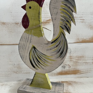 Fa kakas E/68 - otthon & életmód - dekoráció - kép & falikép - fából készült kép - Meska.hu