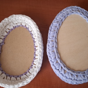 Horgolt nyuszis tárolódoboz - otthon & életmód - tárolás & rendszerezés - tárolókosár - Meska.hu