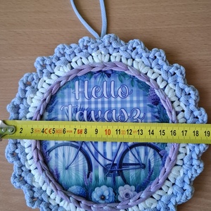 Tavaszi ajtódísz - otthon & életmód - dekoráció - ajtó- és ablak dekoráció - ajtódísz & kopogtató - Meska.hu