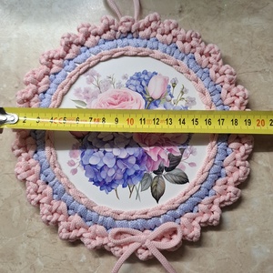 Virágos kopogtató - otthon & életmód - dekoráció - ajtó- és ablak dekoráció - ablakmatrica - Meska.hu