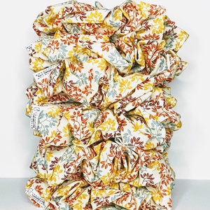 Színes apró leveles XXL scrunchie - ruha & divat - hajdísz & hajcsat - hajgumi - Meska.hu
