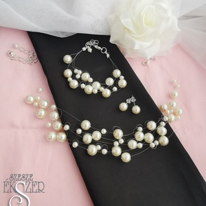 Kesze-kusza gyöngyös - ékszer - nyaklánc - gyöngyös nyaklánc - Meska.hu