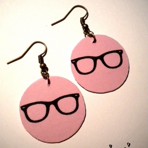 Hipster szemüveg fülbevaló  többféle -  - Meska.hu