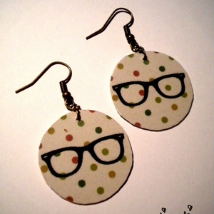 Hipster szemüveg fülbevaló  többféle -  - Meska.hu