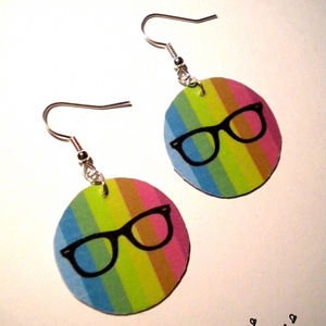 Hipster szemüveg fülbevaló  többféle -  - Meska.hu