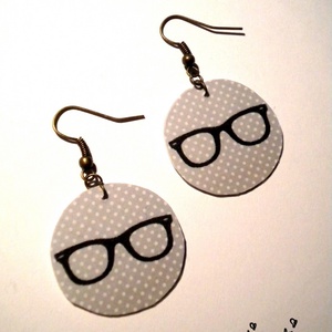 Hipster szemüveg fülbevaló  többféle -  - Meska.hu