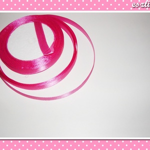 5 méter Szatén szalag 10 mm pink, Kellékek & szerszámok, Dekorációs kellékek, Csomagolóanyag, Ékszerkészítés, Varrás, Varrás, MESKA