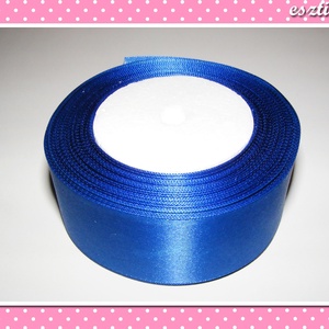 2 méter Szatén szalag 40 mm sötétkék, Kellékek & szerszámok, Dekorációs kellékek, Csomagolóanyag, Ékszerkészítés, Varrás, Varrás, MESKA