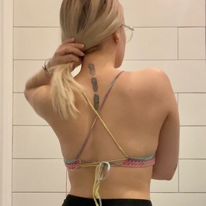 Candy horgolt melltartó/bralette - ruha & divat - női ruha - fürdőruha & fehérnemű - Meska.hu