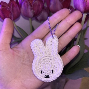 Miffy és Melanie kulcstartó vagy táskadísz - táska & tok - kulcstartó & táskadísz - táskadísz - Meska.hu