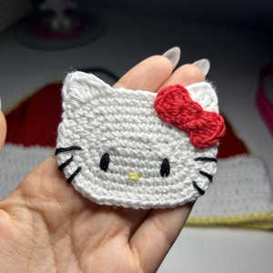 Hello Kitty kulcstartó/táskadísz lánccal - táska & tok - kulcstartó & táskadísz - táskadísz - Meska.hu