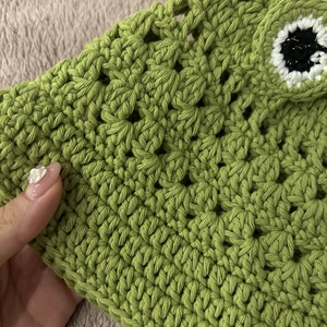 Zöld béka bucket hat kalap - 100% pamut - ruha & divat - sál, sapka, kendő - kalap - Meska.hu