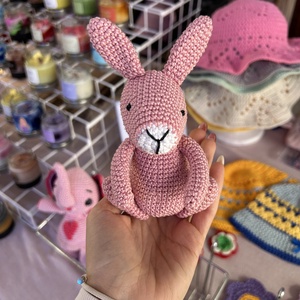 Horgolt húsvéti nyuszi  kézzel készült amigurumi dekoráció, Játék & Sport, Plüssállat & Játékfigura, Nyuszi, Horgolás, MESKA