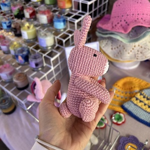 Horgolt húsvéti nyuszi  kézzel készült amigurumi dekoráció - játék & sport - plüssállat & játékfigura - nyuszi - Meska.hu