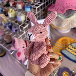 Horgolt húsvéti nyuszi  kézzel készült amigurumi dekoráció - játék & sport - plüssállat & játékfigura - nyuszi - Meska.hu