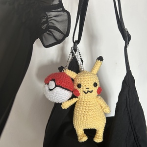 Horgolt Pikachu amigurumi figura  kézzel készült, saját tervezés, 100% pamut - játék & sport - plüssállat & játékfigura - más figura - Meska.hu