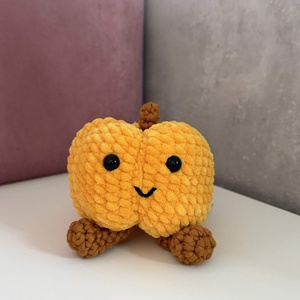 Horgolt Lábacskás Halloween tök - Jellycat Stílusú Cuki Tök Figura, Őszi és Halloween Dekoráció (Pumpkin Spice) - Meska.hu