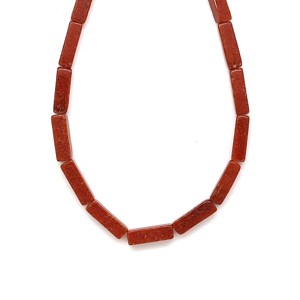 Aventurin barack tégla 4x13mm ékszerkészítő alapanyag (füzér), Kellékek & szerszámok, Ásvány alapanyag, Ásványfüzér, , MESKA