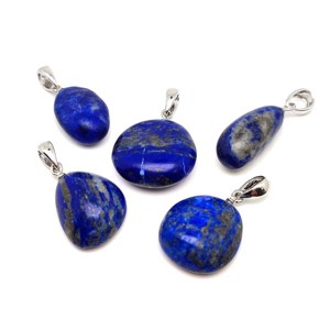 Lapis lazuli dobcsiszolat medál, Ékszer, Nyaklánc, Medál, , MESKA