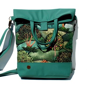 SuziartBag Zöld fás 2in1 hátizsák, Táska & Tok, Kézitáska & válltáska, Válltáska, , MESKA