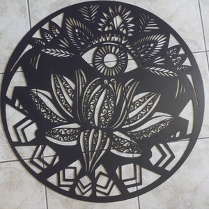 Mandala falidísz, Otthon & Életmód, Dekoráció, Fali és függő dekoráció, Falra akasztható dekor, Famegmunkálás, MESKA