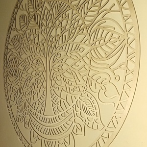 Életfa mandala falidísz 1 méteres, Otthon & Életmód, Dekoráció, Fali és függő dekoráció, Falra akasztható dekor, Famegmunkálás, MESKA