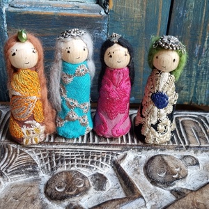 Évszakok asszonykái- Illatos búzazsák készlethez - Meska.hu