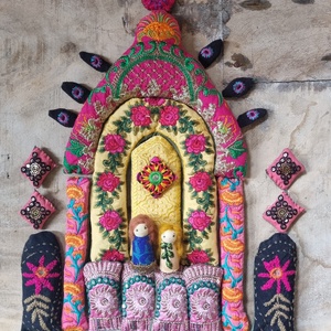 Világok határán -textilkirakó gyerekeknek, Játék & Sport, Készségfejlesztő és Logikai játék, Montessori szivárvány, Waldorf játékok, Varrás, Újrahasznosított alapanyagból készült termékek, MESKA