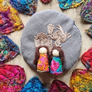 Kerek egy esztendő- az ősz szineivel - játék & sport - készségfejlesztő és logikai játék - montessori szivárvány, waldorf játékok - Meska.hu