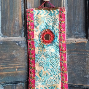 Várlak haza-ajtódísz kis tükörrel - Meska.hu