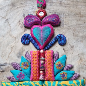 Alattad a föld, feletted az ég, benned a létra -textilkirakó gyerekeknek( 21db+3 baba) - Meska.hu