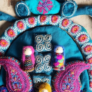 Atlantisz-textilkirakó gyerekeknek( 23db+3 baba) - baba - mama - baba játékok - waldorf játékok - Meska.hu