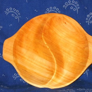 YinYang kétrészes kínáló, Otthon & Életmód, Konyhafelszerelés, tálalás, Tálalás, Kínálótál, Famegmunkálás, MESKA